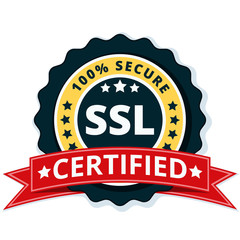 SSL Certified label illustration