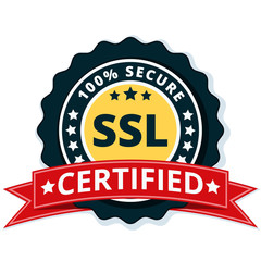 SSL Certified label illustration