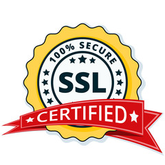 SSL Certified label illustration