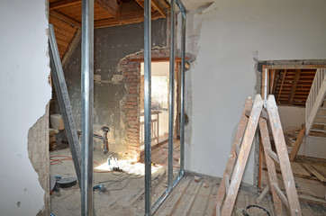 Hausumbau, Sanierung