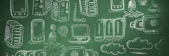 Composite image of network