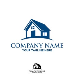 Real Estate and construction vector logo design template. House abstract concept icon.