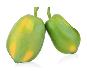 Papaya isolated on white background