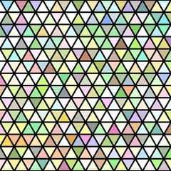 Abstract retro triangle grid background - vector illustration