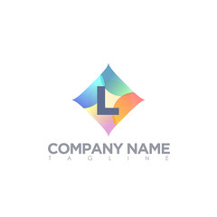L MODERN LETTER LOGO TEMPLATE