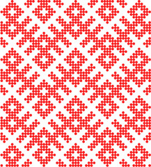 Traditional ethnic Russian and slavic ornament.