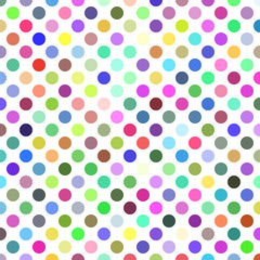 Fototapeta na wymiar Circle pattern background - abstract geometric vector graphic design from colorful dots
