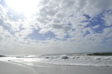 Surfers and sunshine