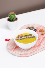 Soupe préparée avec amour