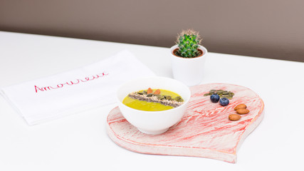 Soupe préparée avec amour