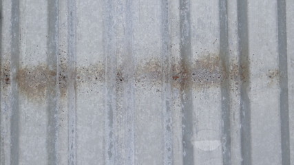 The texture of the tin surface.