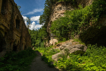 Ruins of Tarakanivskiy Fort (Fort Dubno, Dubno New Castle) - fortification, architectural monument of 19th century