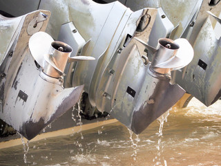 speed boat propeller © kridtanat