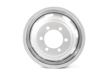 car wheel disc, isolated over white background