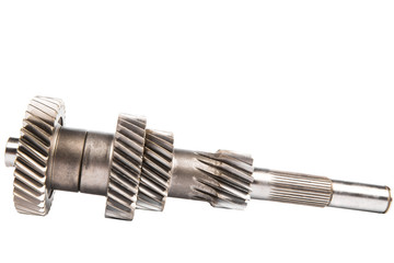 Transmission gears , isolated on a white background