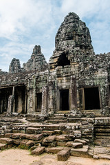 Naklejka premium Angkor Wat in Cambodia is the largest religious monument in the world and a World heritage listed complex
