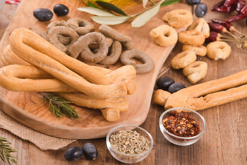 Fototapeta premium Italian taralli. 