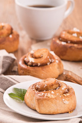 Cinnamon rolls.