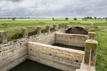 Irrigation pool at Alta Murgia from medieval period