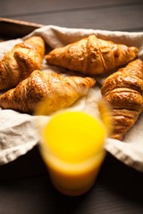 Fresh butter croissants