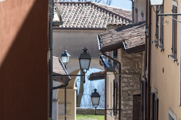 strada rurale a tremolino