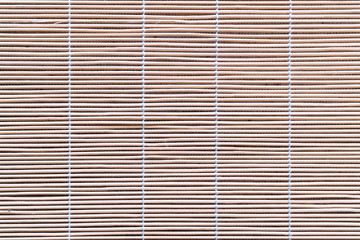 Texture mats made of young bamboo for background. Reed mat