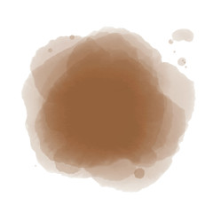 Soft brown watercolor background. Abstract background for you design