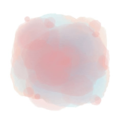Soft pink-blue watercolor background. Abstract background for you design