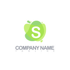 S MODERN LETTER LOGO TEMPLATE