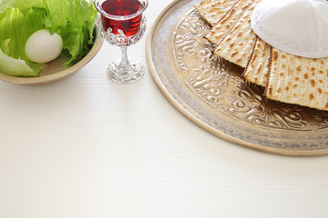 Pesah celebration concept (jewish Passover holiday).