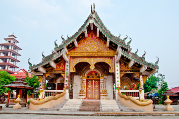 Fototapeta premium Wat Gao Thong is located in Tambon Tha Wang Thong.