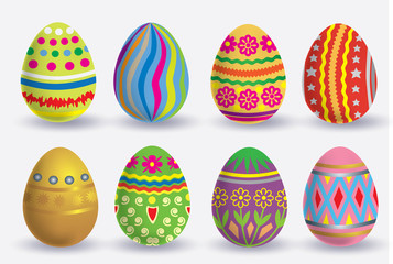 easter egg icon set