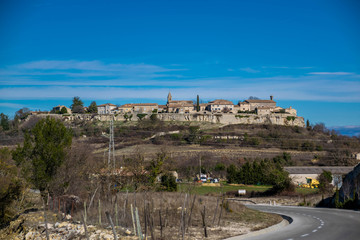 Fototapeta na wymiar Lussan, Gard, Occitanie, France.