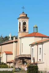 Fototapeta na wymiar Santuario Madonna della Scala - Roman Catholic Church in San Giuliano. Rimini, Italy
