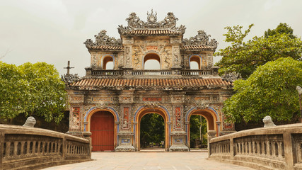 Imperial Royal Palace of Nguyen dynasty in Hue, Vietnam