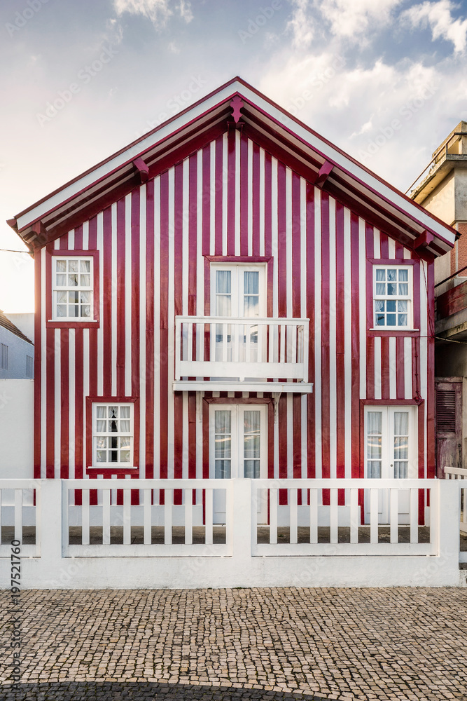 Wall mural Wooden house Portugal