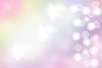 Obraz premium abstract romantic spring pink bokeh