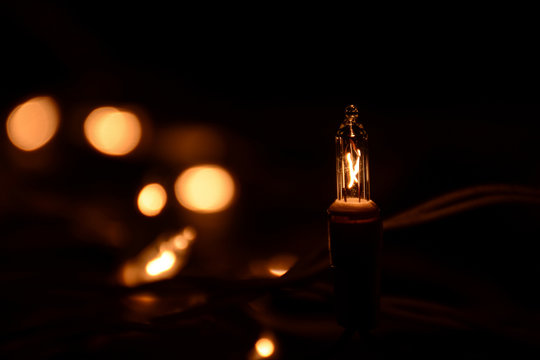 Light bulb in the dark - background