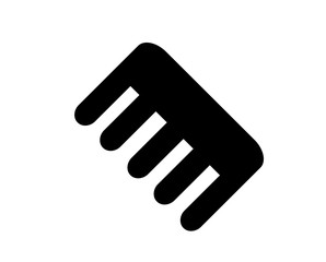 Simple, minimal comb icon