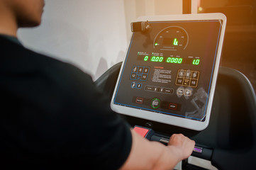 Fitness Man in training.Strong