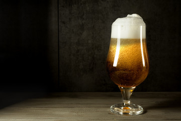 ale beer  in twilight