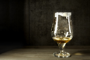 empty beer glass