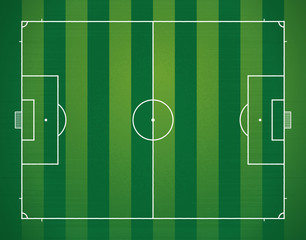 Soccer or football stadium pitch field vector illustration