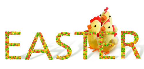 greeting, festive card for easter close-up