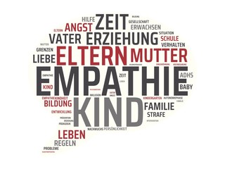 EMPATHIE - Bilder mit Wörtern aus dem Bereich Kindererziehung, Wort, Bild, Illustration