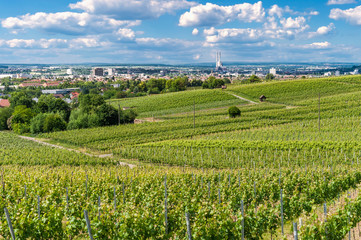 Blick von Süden nach Heilbronn
