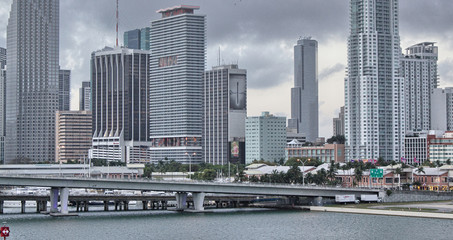 Wonderful view of Miami skyscrapers - Florida