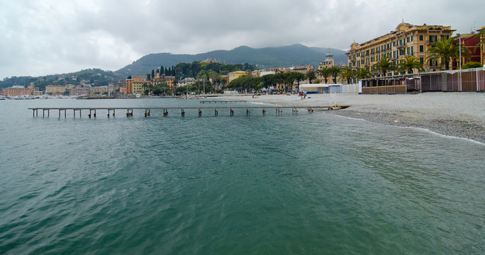 Seaside Landscape of Santa Margherita Ligure, Italy