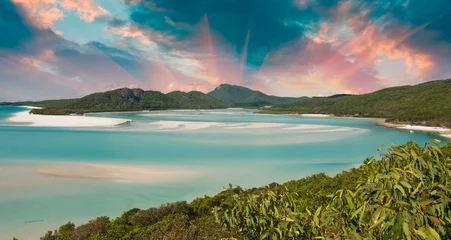 Foto auf Acrylglas Whitehaven Beach, Whitsundays-Insel, Australien Farben von Whitehaven Beach, Australien