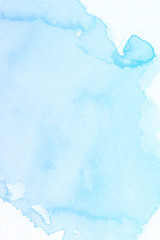 Abstract blue watercolor background